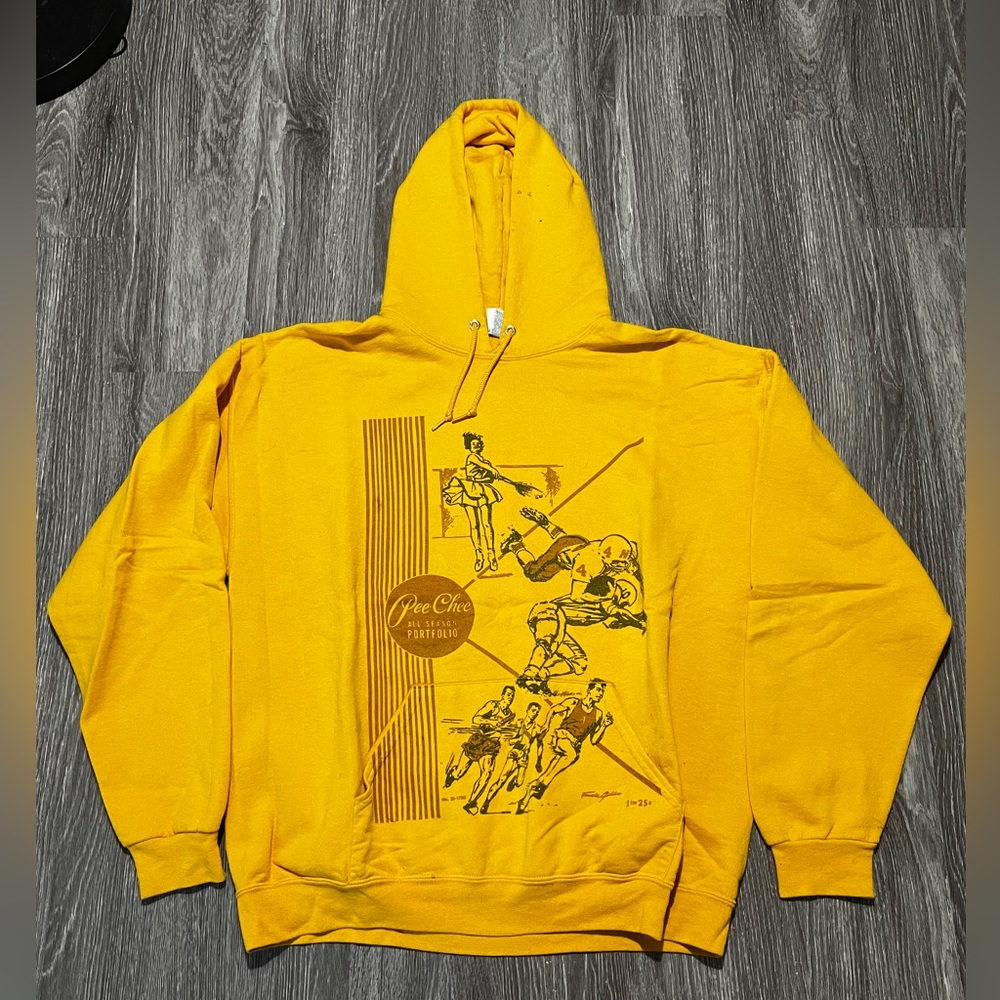 Throwback PEECHEE hoodie front and back logo